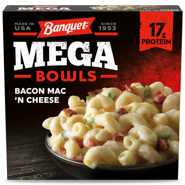 Frozen Meals Banquet Mac and Cheese, Frozen Meal hero