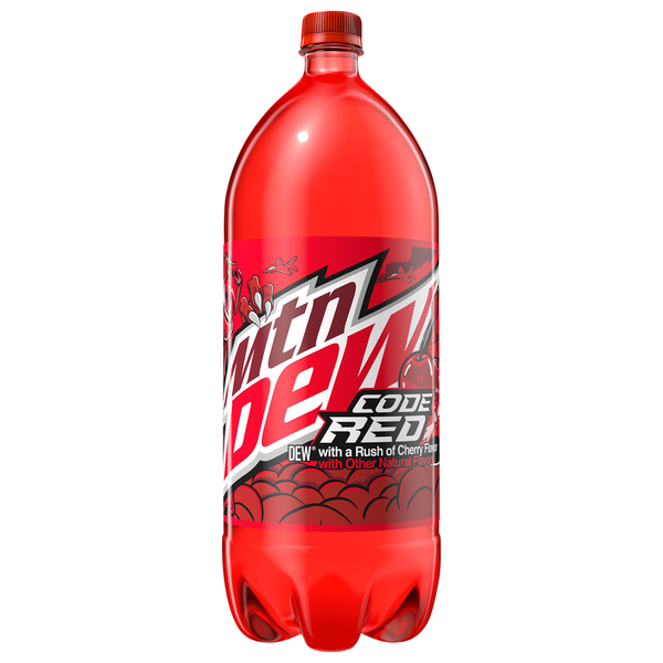 Soft Drinks Mountain Dew Soda, Code Red hero