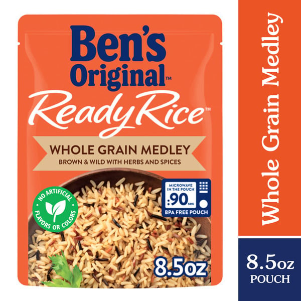 Grains, Rice & Dried Goods Ben's Original Whole Grain Medley Flavored Rice Easy Dinner Side hero