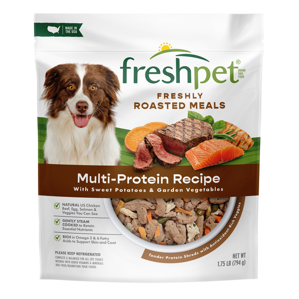 Dog Food Freshpet Dog Food, Multi-Protein Recipe, Freshly Roasted Meals hero