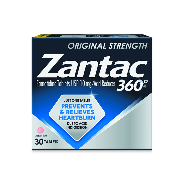 Digestion Zantac 360° Acid Reducer, Original Strength, 10 mg, Tablets hero