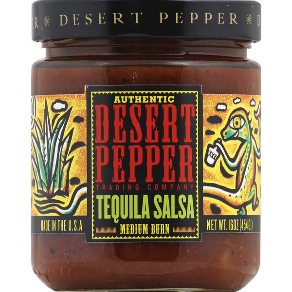 Preserved Dips & Spreads Desert Pepper Trading Co. Salsa, Tequila, Medium Burn hero