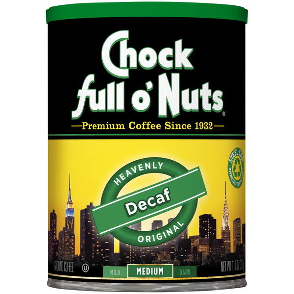 Coffee Chock full o’Nuts Heavenly Original Decaf Medium Roast Ground Coffee hero