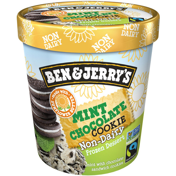 Ice Cream & Ice Ben & Jerry's Non-Dairy Mint Chocolate Cookie Frozen Dessert hero