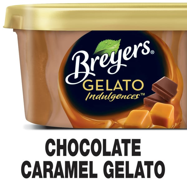 Ice Cream & Ice Breyers Chocolate Caramel Gelato hero