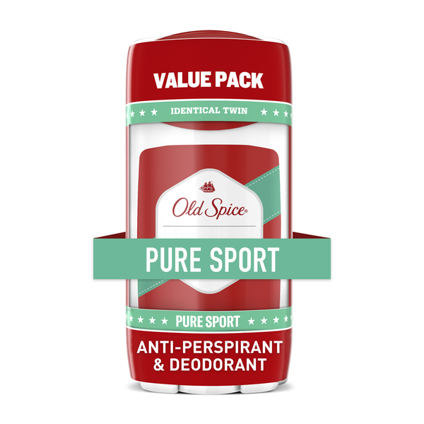 Old Spice High Endurance Anti-Perspirant Deodorant for Men, Pure Sport Scent hero