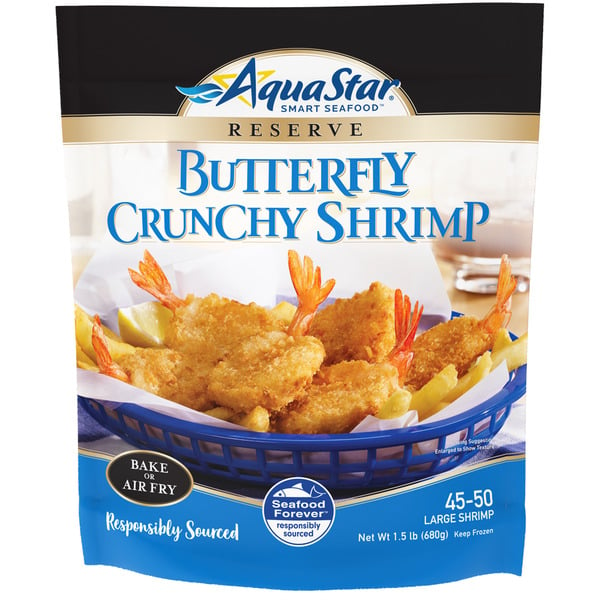 Packaged Seafood Aqua Star Butterfly Crunchy Shrimp 31/35 hero