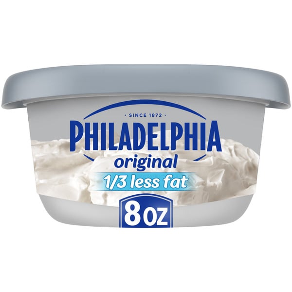 Other Creams & Cheeses Philadelphia Reduced Fat Cream Cheese Spread with a Third Less Fat hero