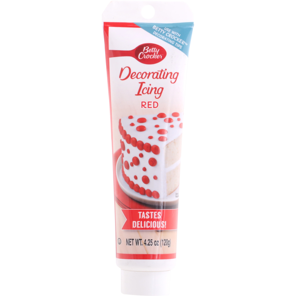 Baking Supplies & Decor Betty Crocker Decorating Icing, Red hero