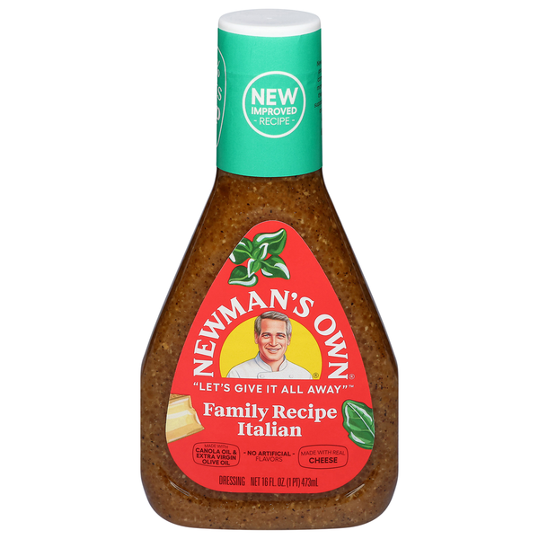 Salad Dressing & Toppings Newman's Own Dressing, Family Recipe, Italian hero