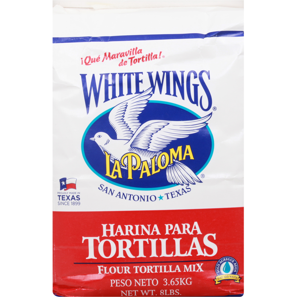 Baking Ingredients La Paloma White Wings Flour Tortilla Mix hero