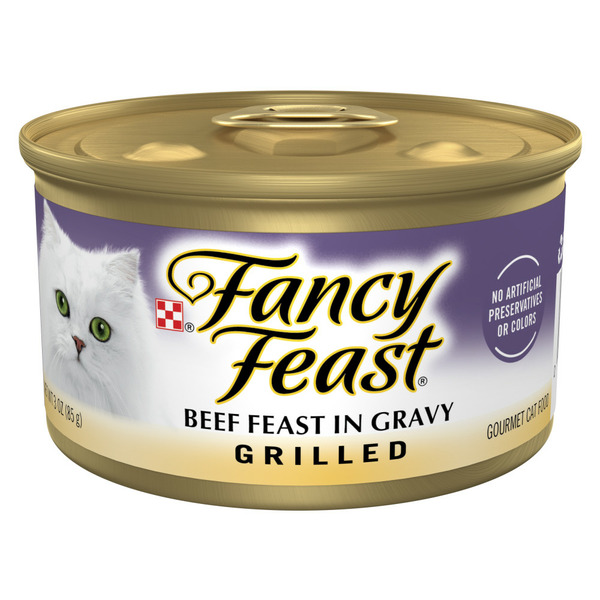 Cat Food & Care Purina Fancy Feast Grilled Wet Cat Food Beef Feast in Wet Cat Food Gravy hero