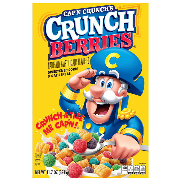 Cereal Cap'N Crunch Cereal, Crunch Berries hero