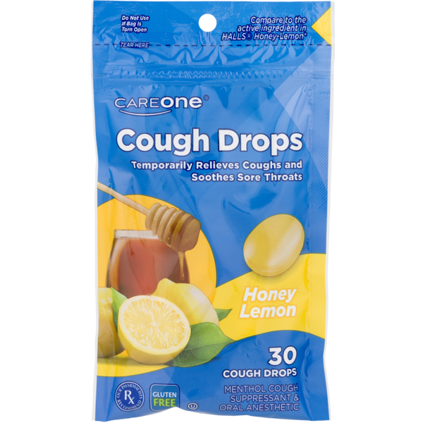 Cold, Flu & Allergy CareOne Honey Lemon Cough Drops hero