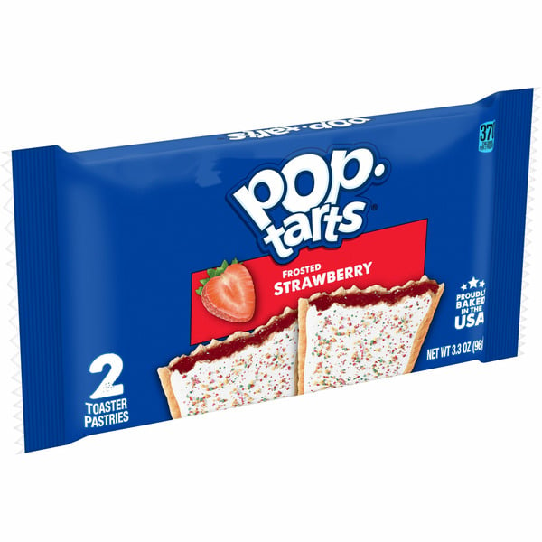 Breakfast Bars & Pastries Pop-Tarts Toaster Pastries, Breakfast Foods, Kids Snacks, Frosted Strawberry hero