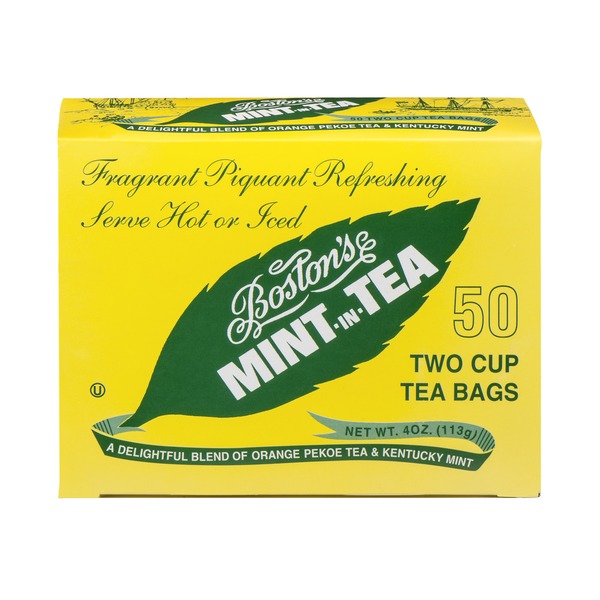 Tea Boston's Mint-In-Tea Two Cup Tea Bags - 50 CT hero