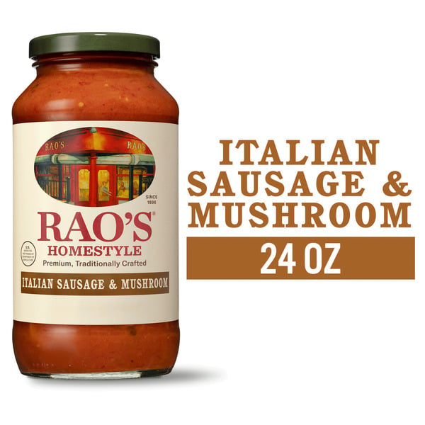 Pasta Sauce Rao's Sausage & Mushroom Sauce hero