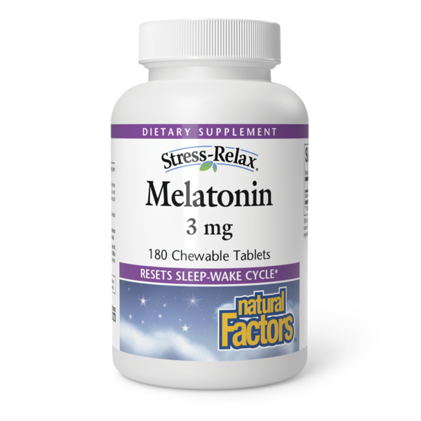 Stress & Sleep Aids Natural Factors Melatonin hero