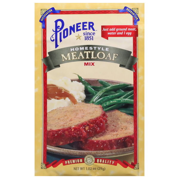 Marinades & Meat Preparation Pioneer Mix, Meatloaf, Homestyle hero