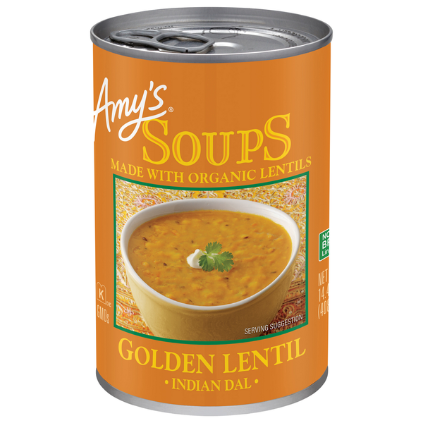 Soup, Broth & Bouillon Amy's Kitchen Golden Lentil Soup hero