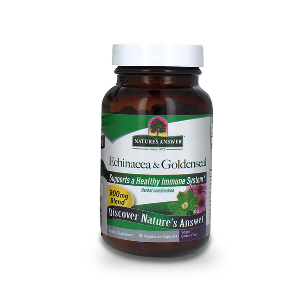 Vitamins & Supplements Nature's Answer Echinacea & Goldenseal Capsules hero