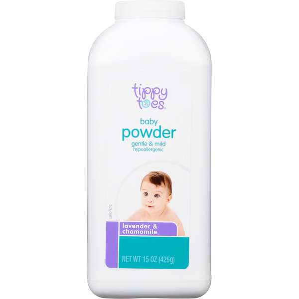 Baby Bath & Body Care Tippy Toes Baby Powder, Lavender & Chamomile hero