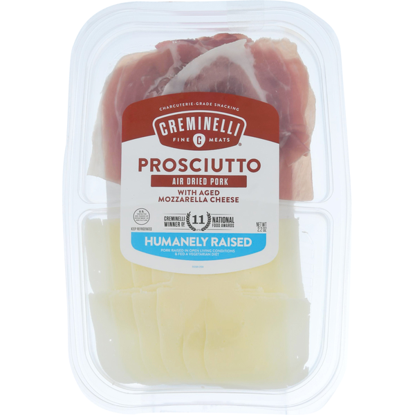 Packaged Meat Creminelli Prosciutto & Smoked Mozzarella hero