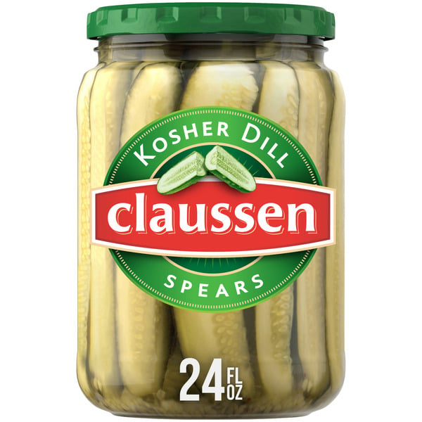 Refrigerated Deli Claussen Kosher Dill Pickle Spears hero