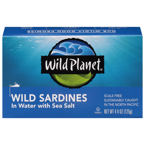 Canned Meat & Seafood Wild Planet Wild Sardines hero