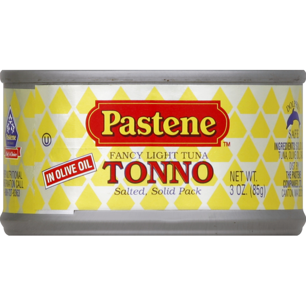 Canned Meat & Seafood Pastene Tuna, Fancy Light, in Olive Oil hero