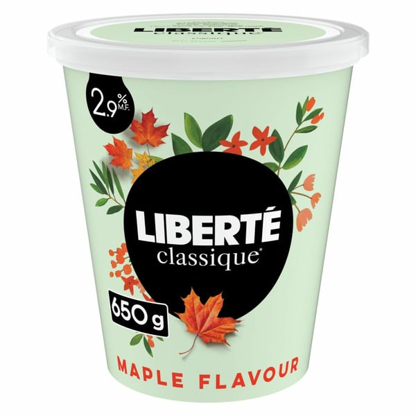 Yogurt Liberté Classique 2.9% Smooth Traditional Yogurt, Maple hero