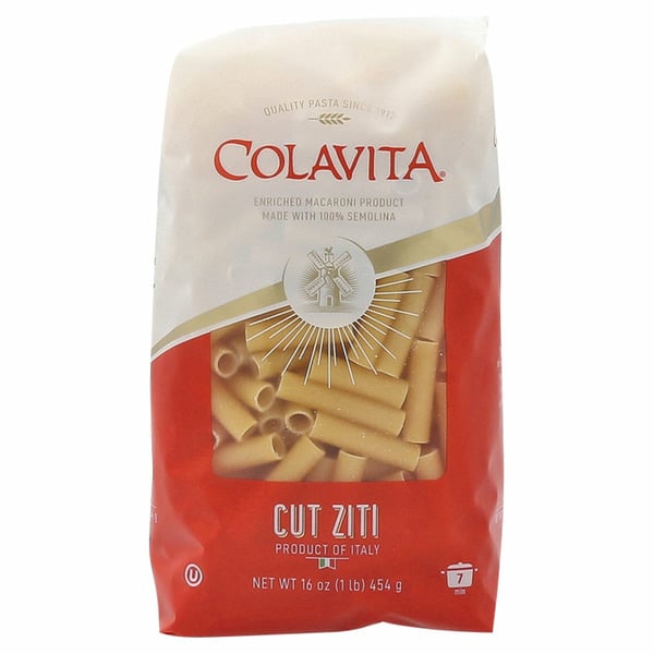 Dry Pasta Colavita Cut Ziti Pasta hero