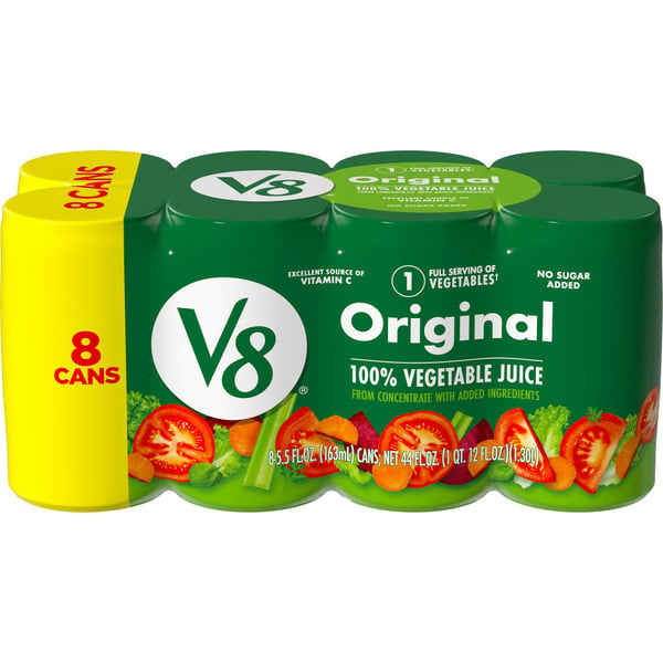 Juice & Nectars V8 Original 100% Vegetable Juice hero