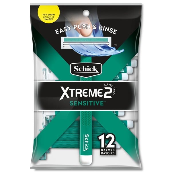 Shave Needs Schick Xtreme2 Sensitive Men's Disposable Razors hero