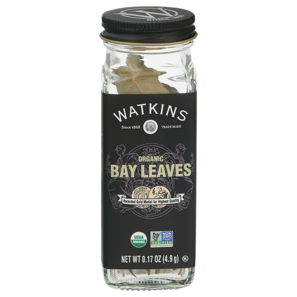 Spices & Seasonings Watkins Bay Leaves, Organic hero