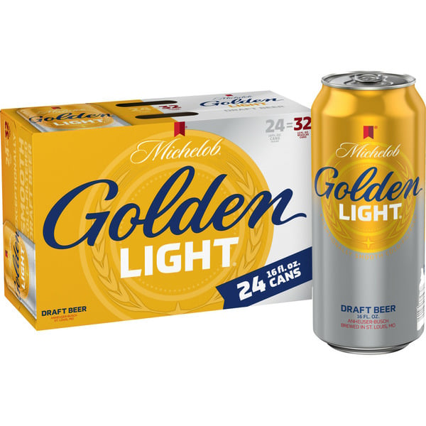 Beers & Coolers Michelob Golden Light Lager Draft Beer Cans hero