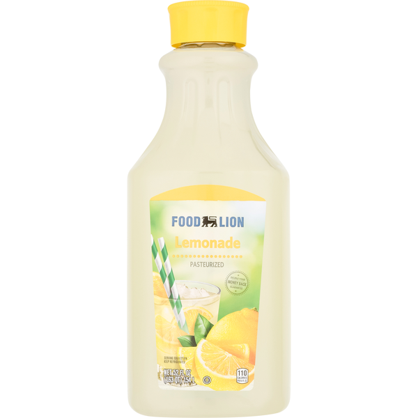 Refrigerated Juice, Coffee, & Tea Food Lion Lemonade hero