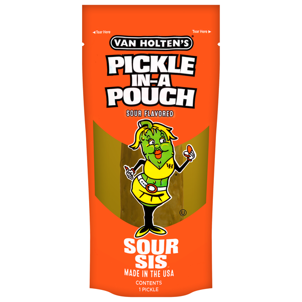 Pickled Goods & Olives Van Holten's Pickle-in-a-Pouch, Sour Flavored hero