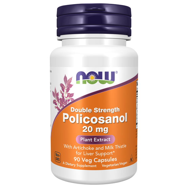 Cardiovascular NOW Policosanol, Double Strength 20 mg hero