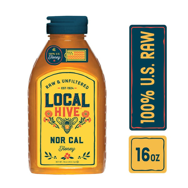 Honeys, Syrups & Nectars Local Hive Raw & Unfiltered, Northern California hero