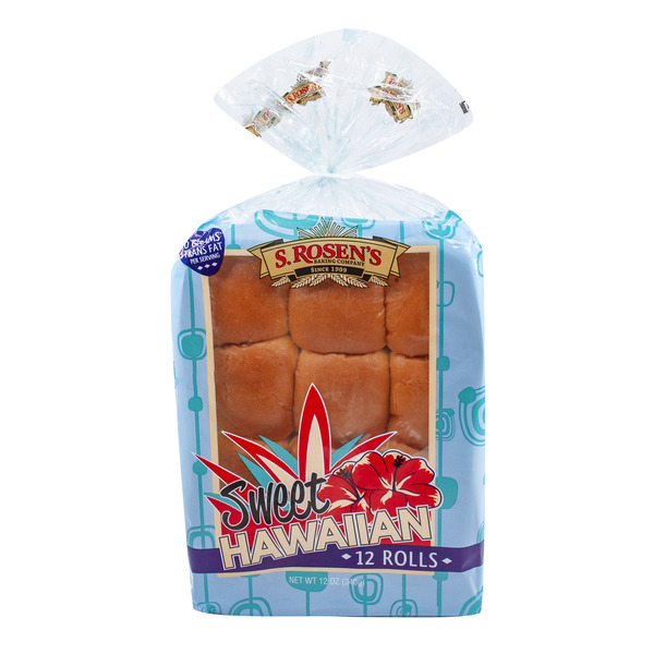 Buns & Rolls S.Rosen's Sweet Hawaiian Rolls, Dairy Free hero