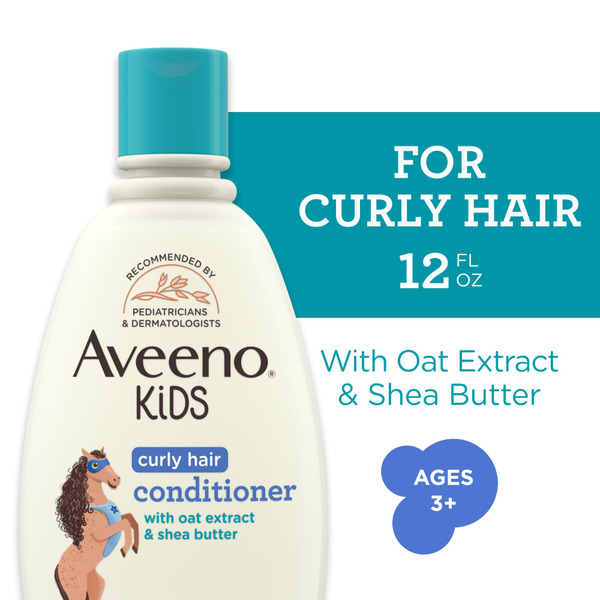 Hair Care Aveeno Kids Curly Hair Conditioner, Hypoallergenic hero