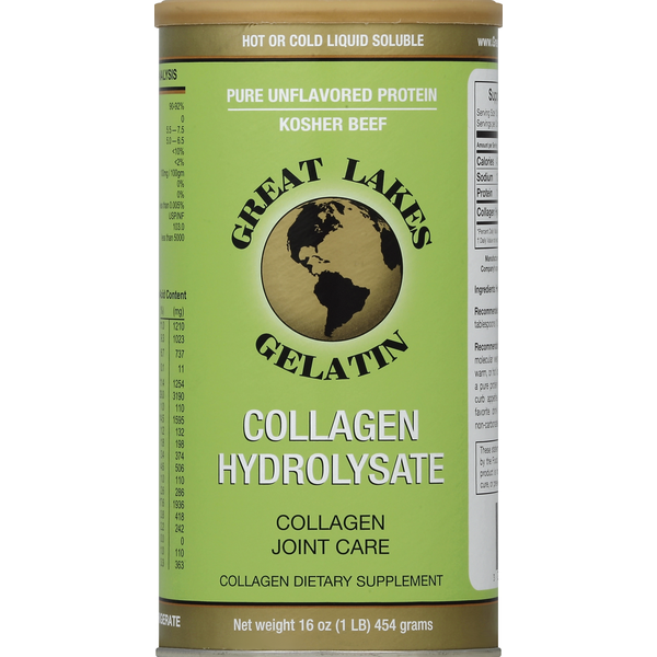 Amino Acids Great Lakes Wellness Collagen Hydrolysate, Unflavored hero