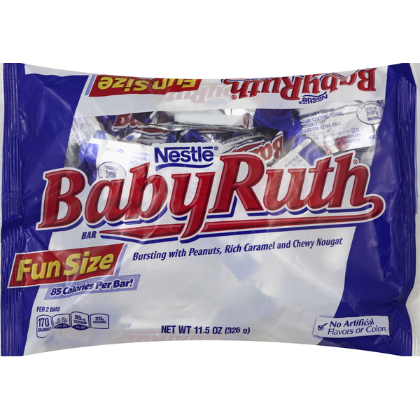 Candy & Chocolate Baby Ruth Candy Bar, Fun Size hero