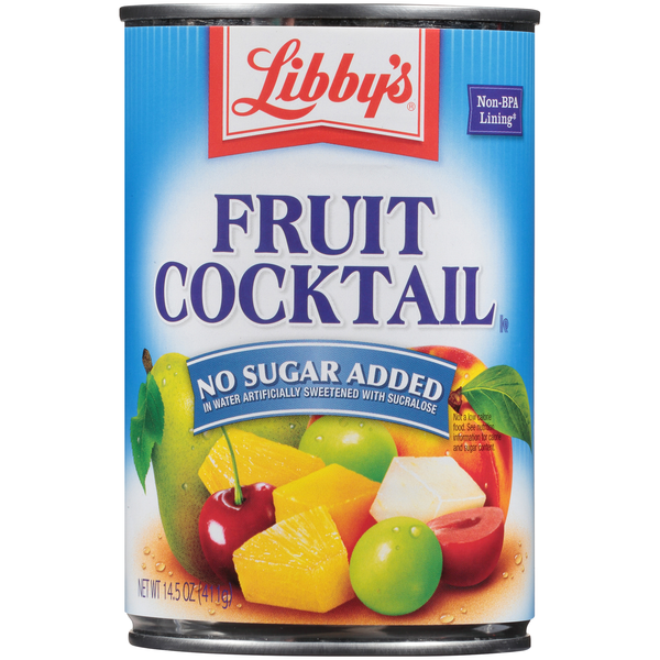 Canned Fruit & Applesauce Libby's No Sugar Added Fruit Cocktail hero