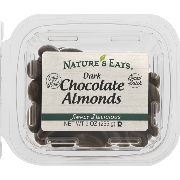 Nuts, Seeds & Dried Fruit Nature's Path Chocolate Almonds, Dark hero