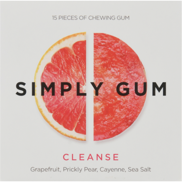 Mint & Gum Simply Gum Chewing Gums, Cleanse hero