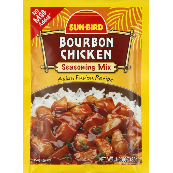 Asian Foods Sun-Bird Seasoning Mix, Bourbon Chicken hero