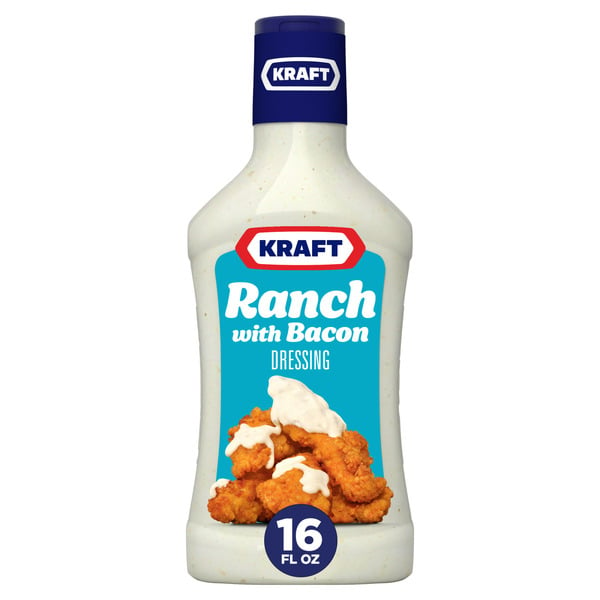 Salad Dressing & Toppings Kraft Ranch Salad Dressing with Bacon hero