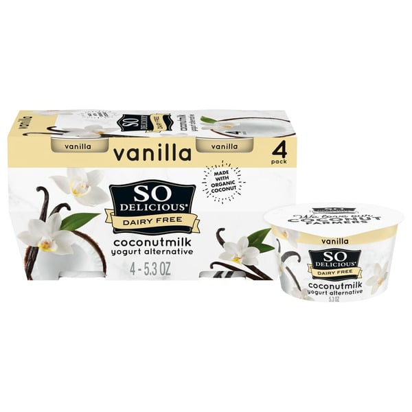 So Delicious Dairy Free Coconutmilk Vanilla Yogurt Alternative hero